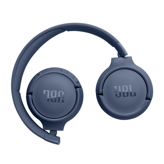 JBL Tune 520BT - Blue - Wireless on-ear headphones - Detailshot 1
